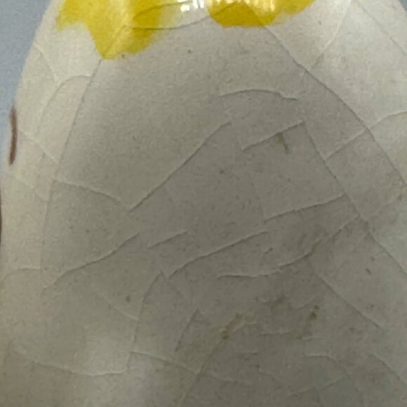 Vintage Anthropomorphic Ceramic Egg Shaped Salt & Pepper Shakers - Picture 4 of 6